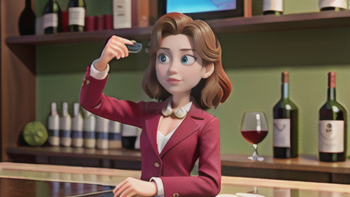 芸術作品のようなワイン