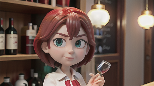 色の薄い赤ワイン？